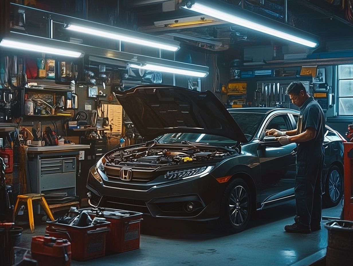 What factors contribute to the cost of repairing a Honda?