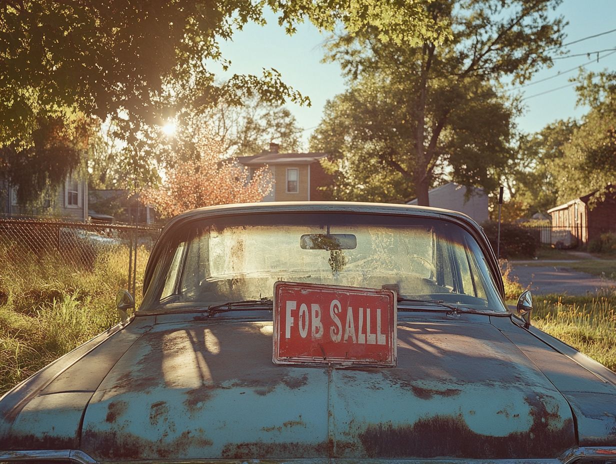 What happens if I sell a car with an expired registration in Tennessee?